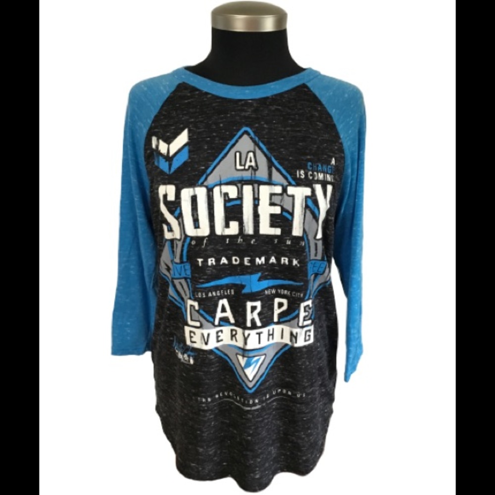 Society Baseball Tee Shirt✨Size: Medium
